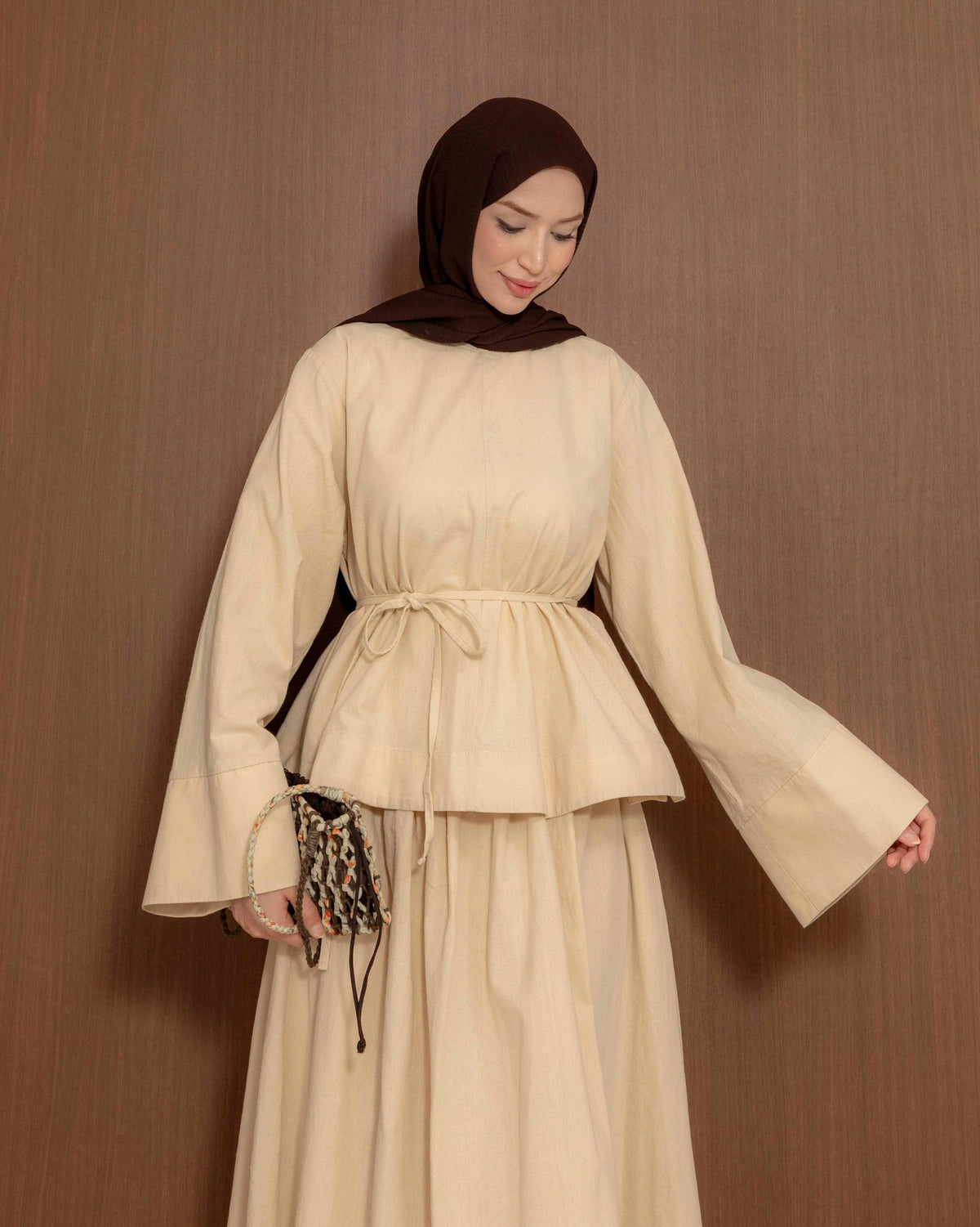 Amara Peplum Skirt Set