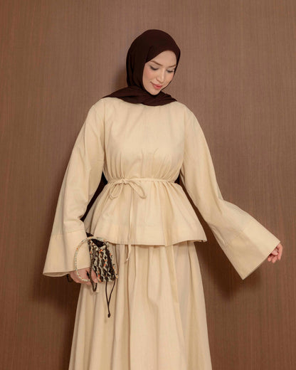Amara Peplum Skirt Set