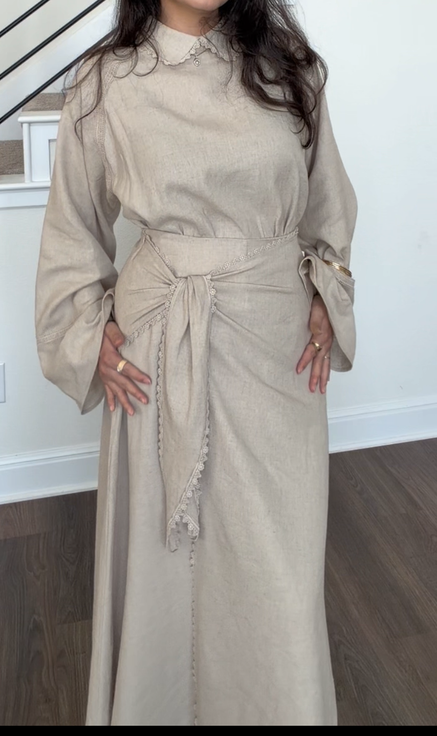 Elara Wrap Skirt Set