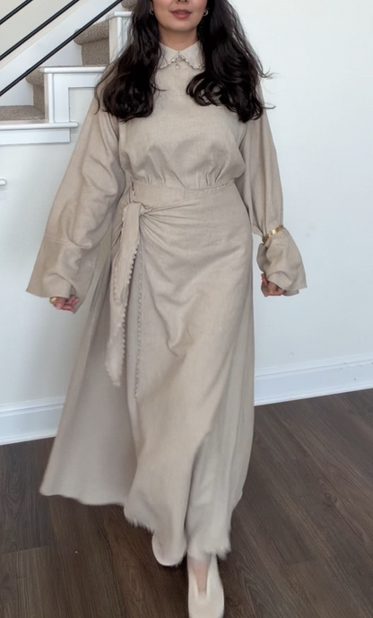 Elara Wrap Skirt Set