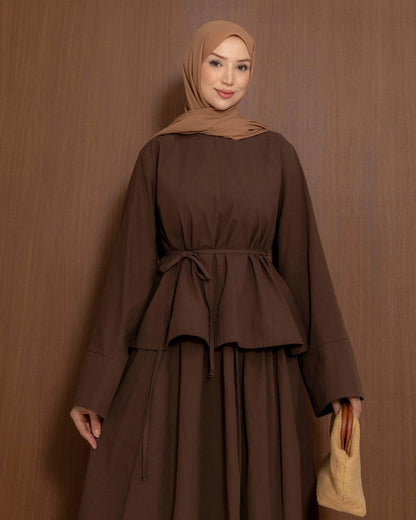 Amara Peplum Skirt Set