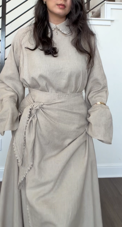 Elara Wrap Skirt Set